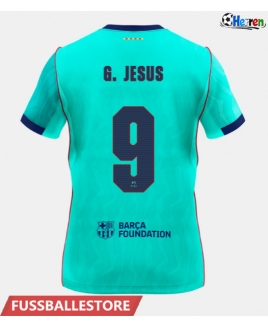 Günstige Barcelona Gabriel Jesus #9 3rd trikot 2026-27 Kurzarm